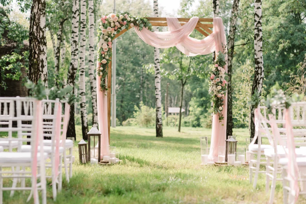 Consider the wedding venue and season