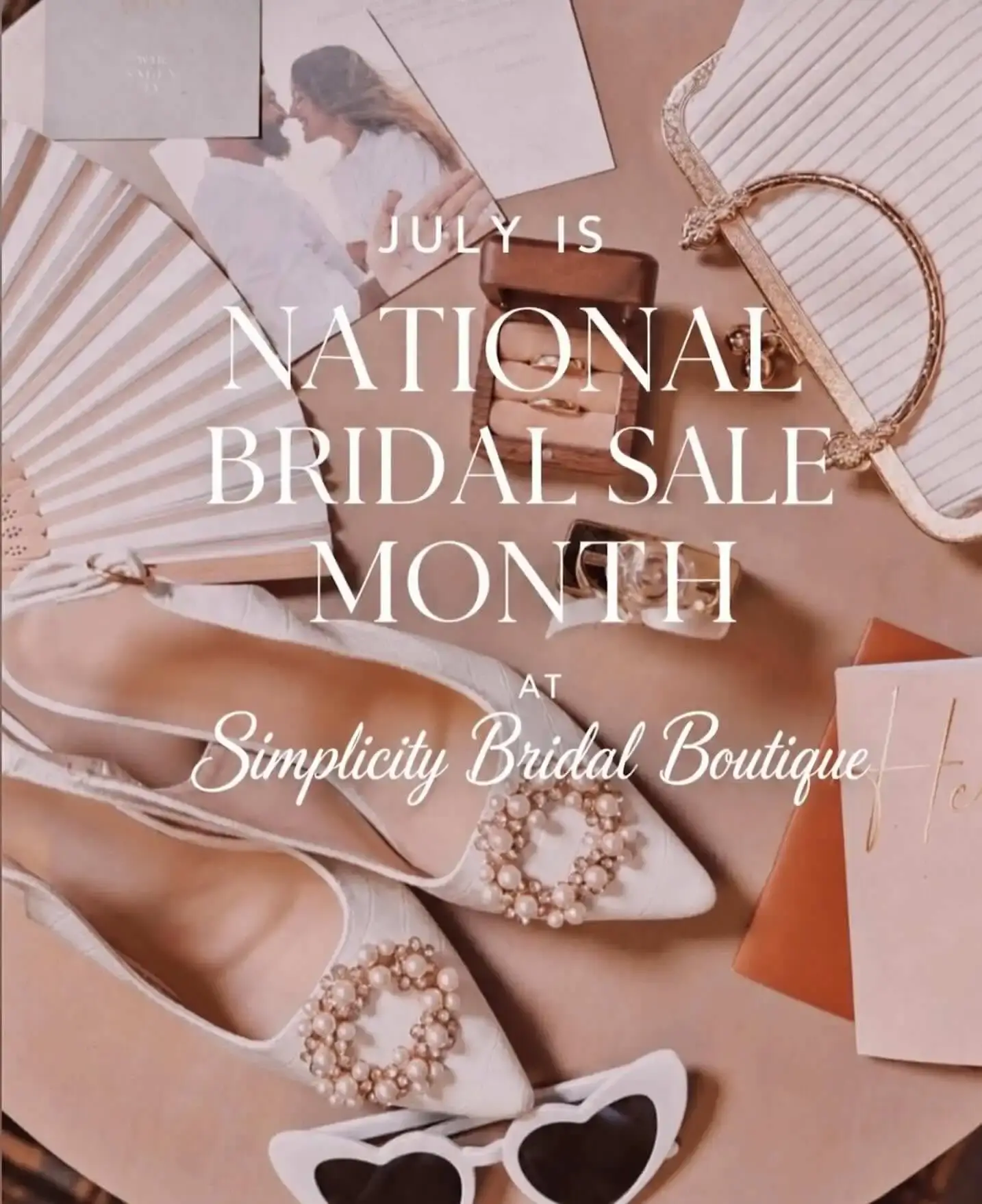 July is National Bridal Sale Month at Simplicity Bridal Boutique